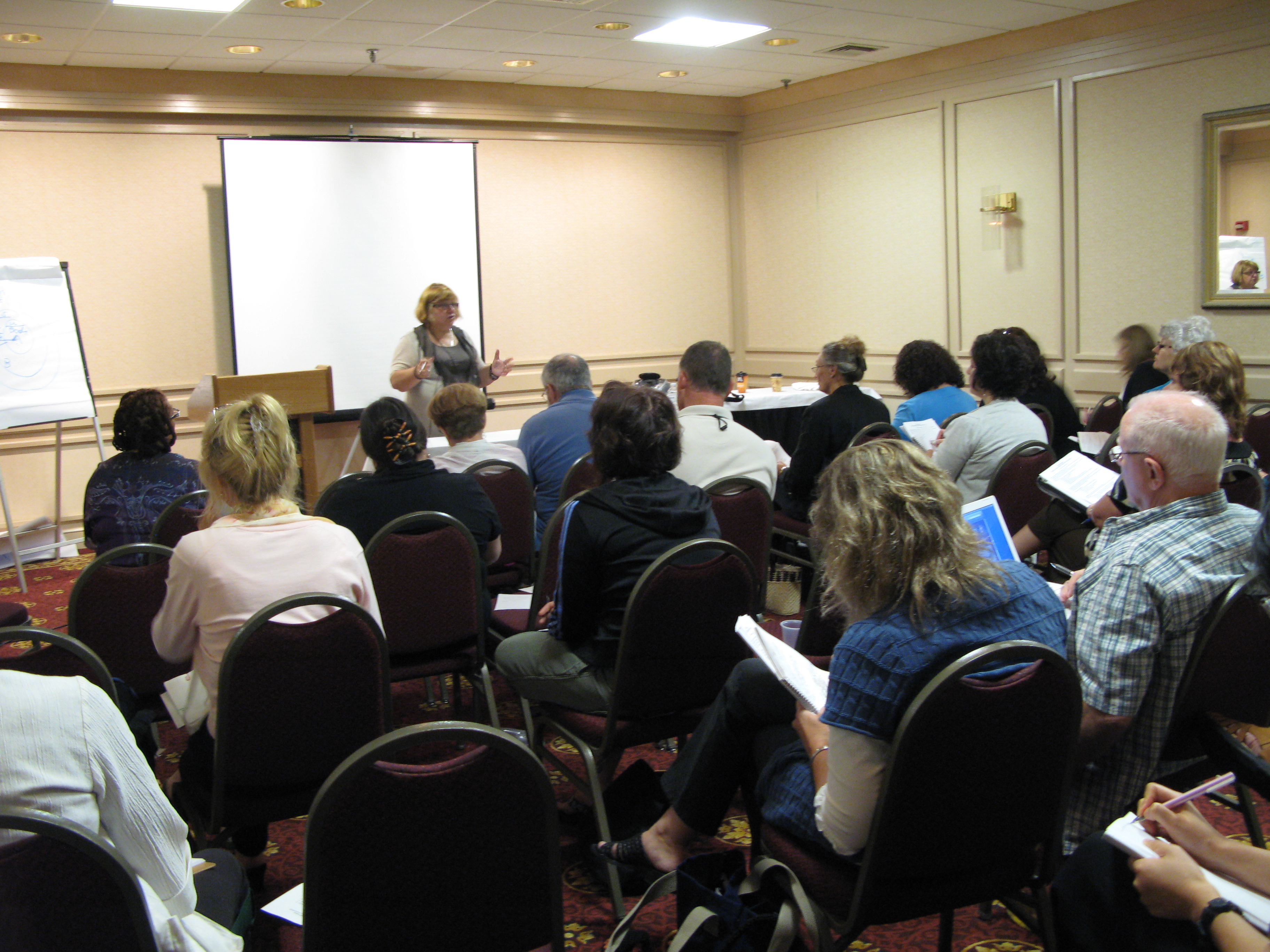 Debbie Papadakis teaching at the NGH Conference